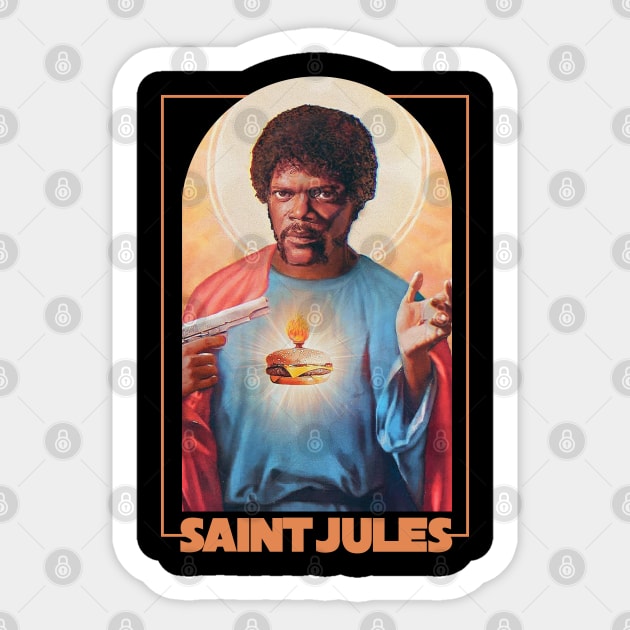 samuel l jackson - jules Sticker by Magic Topeng